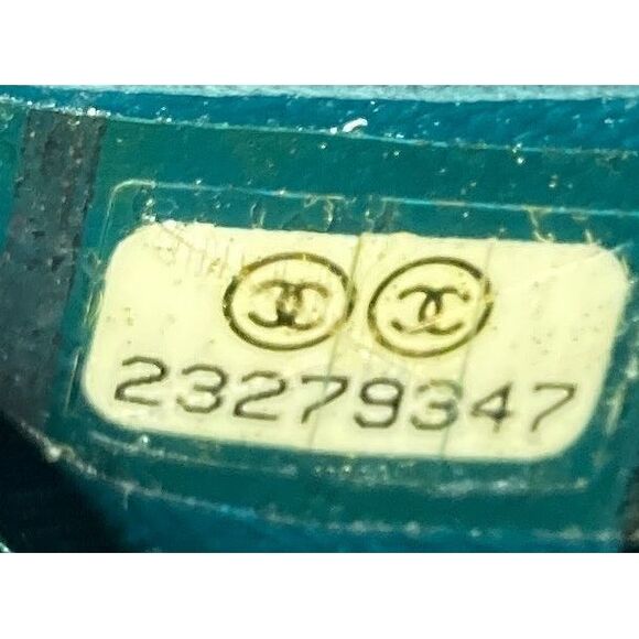 Chanel Boy Flap Bag Shearling with Leather Small Blue - Picture 9 of 9